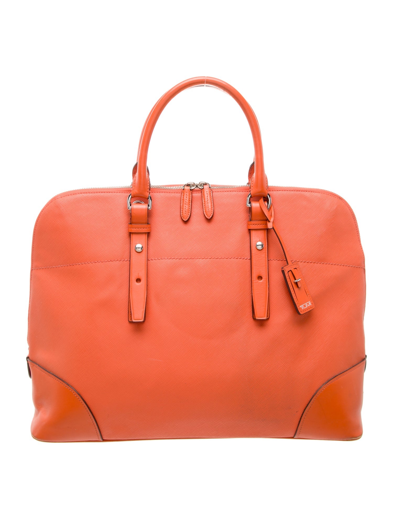 Tumi Saffiano Leather top handle bag
