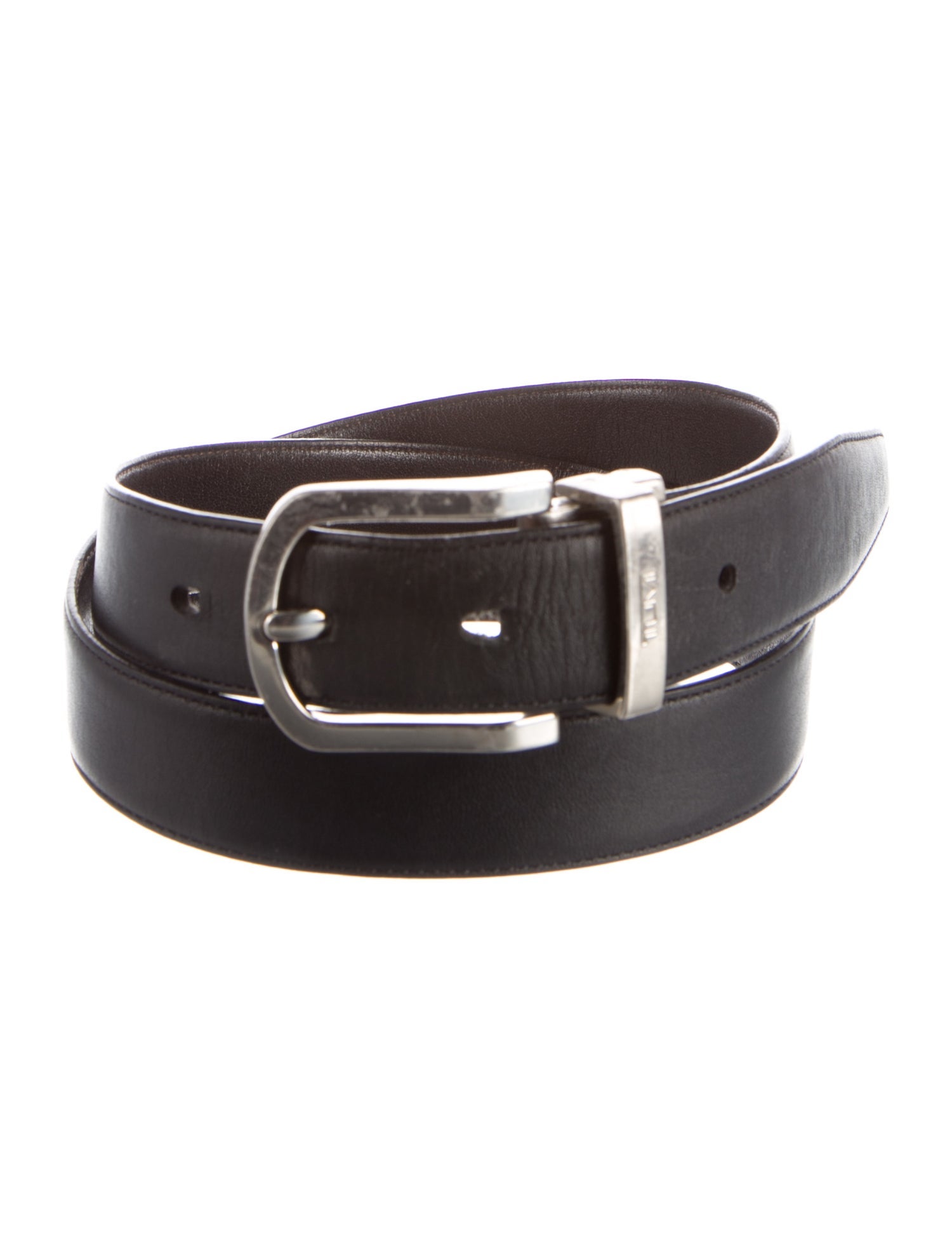 Tumi Skinny Leather Belt