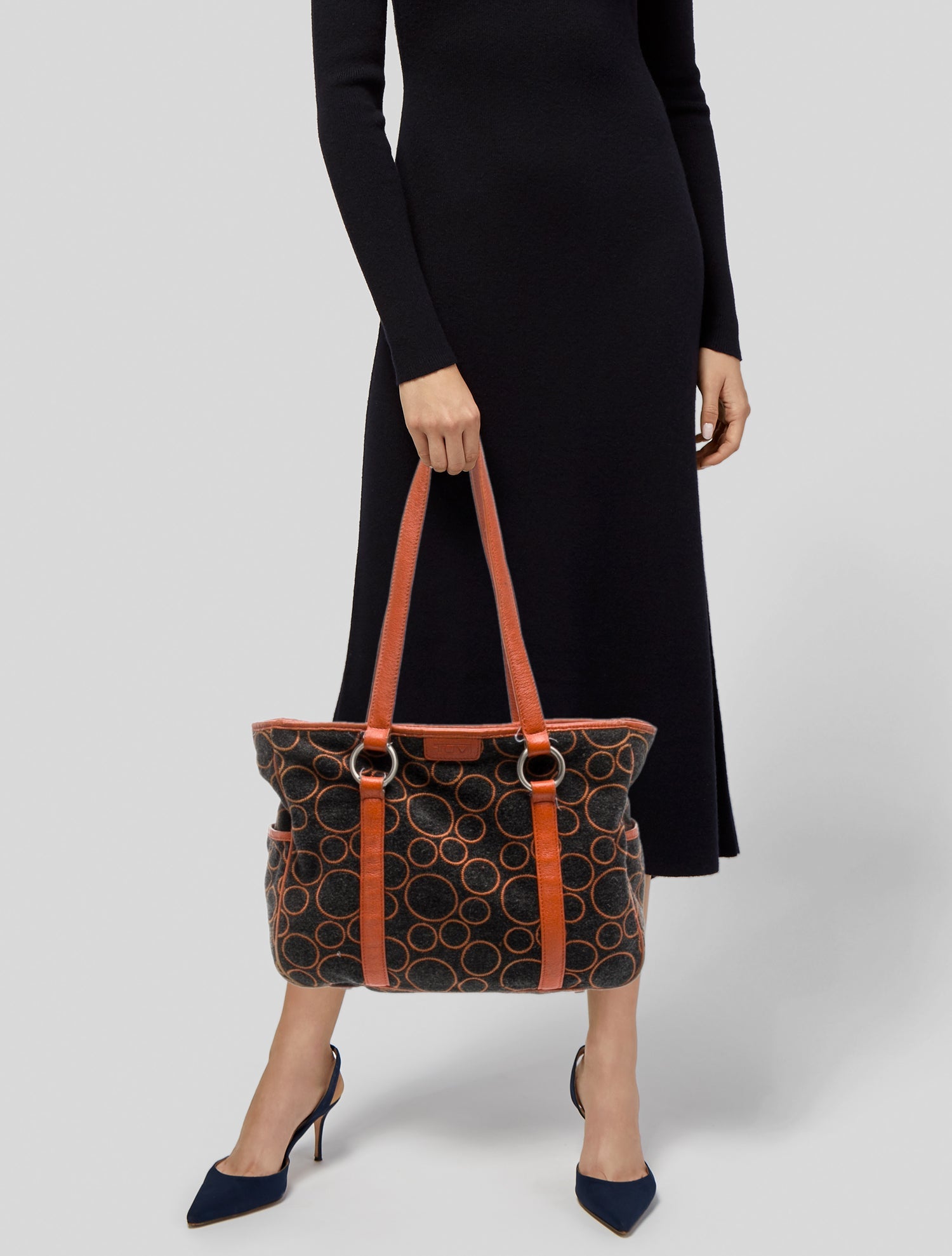 Tumi Wool Shoulder Bag