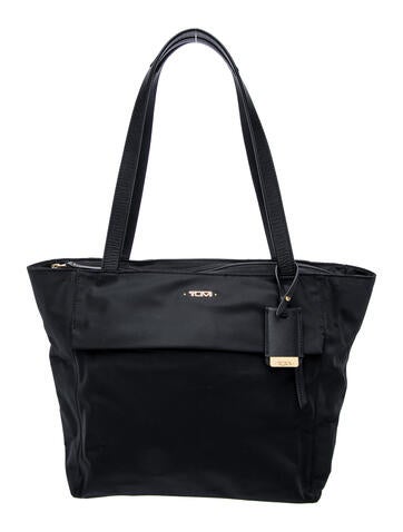 Pre-owned Tumi Nylon Tote In Black