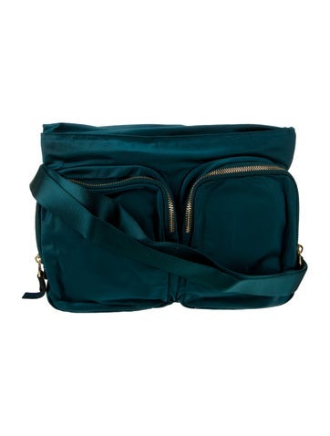 Pre-owned Tumi Nylon Shoulder Bag In Green
