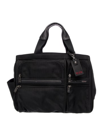 Pre-owned Tumi Nylon Weekender Bag In Black