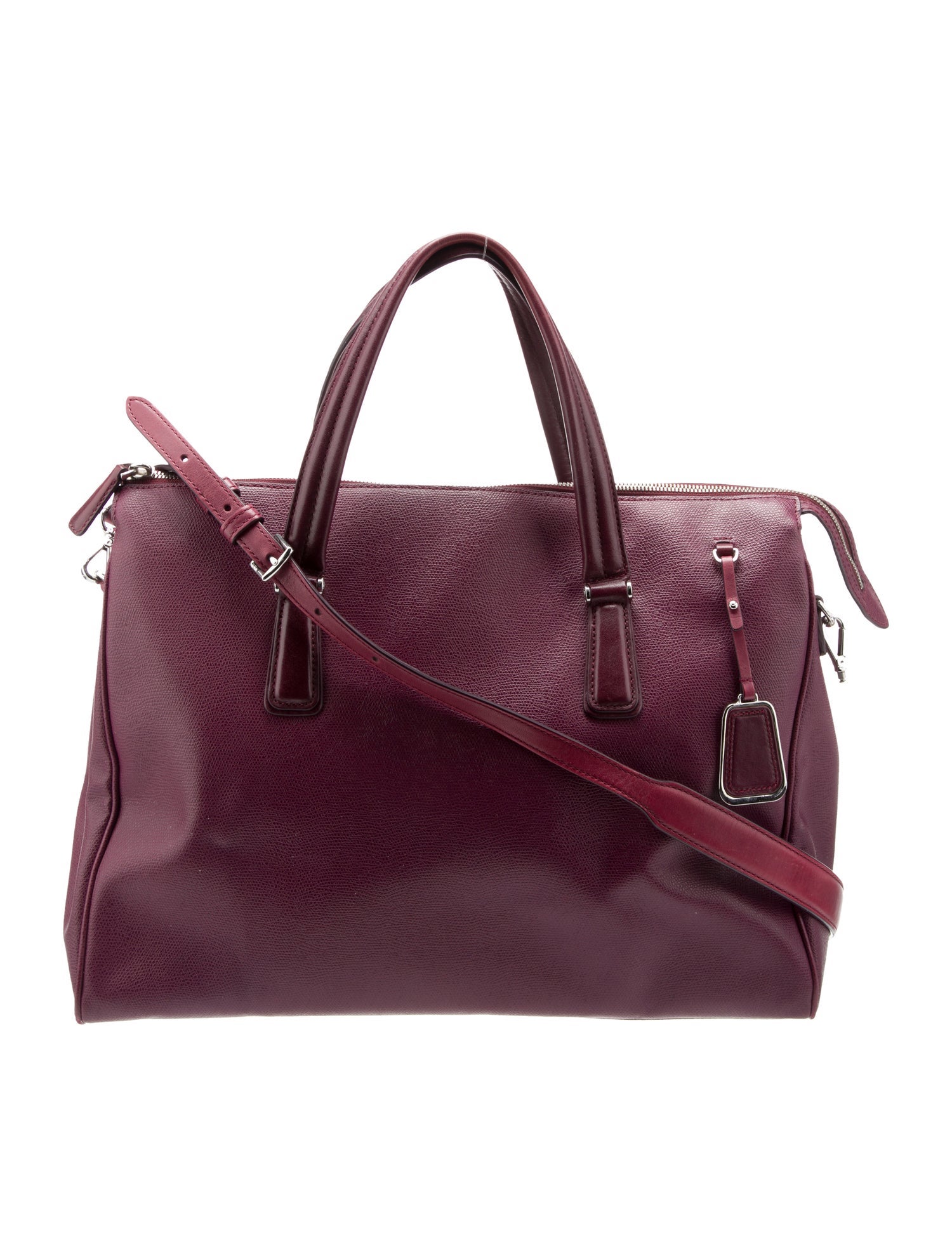 Tumi Leather Top Handle Bag