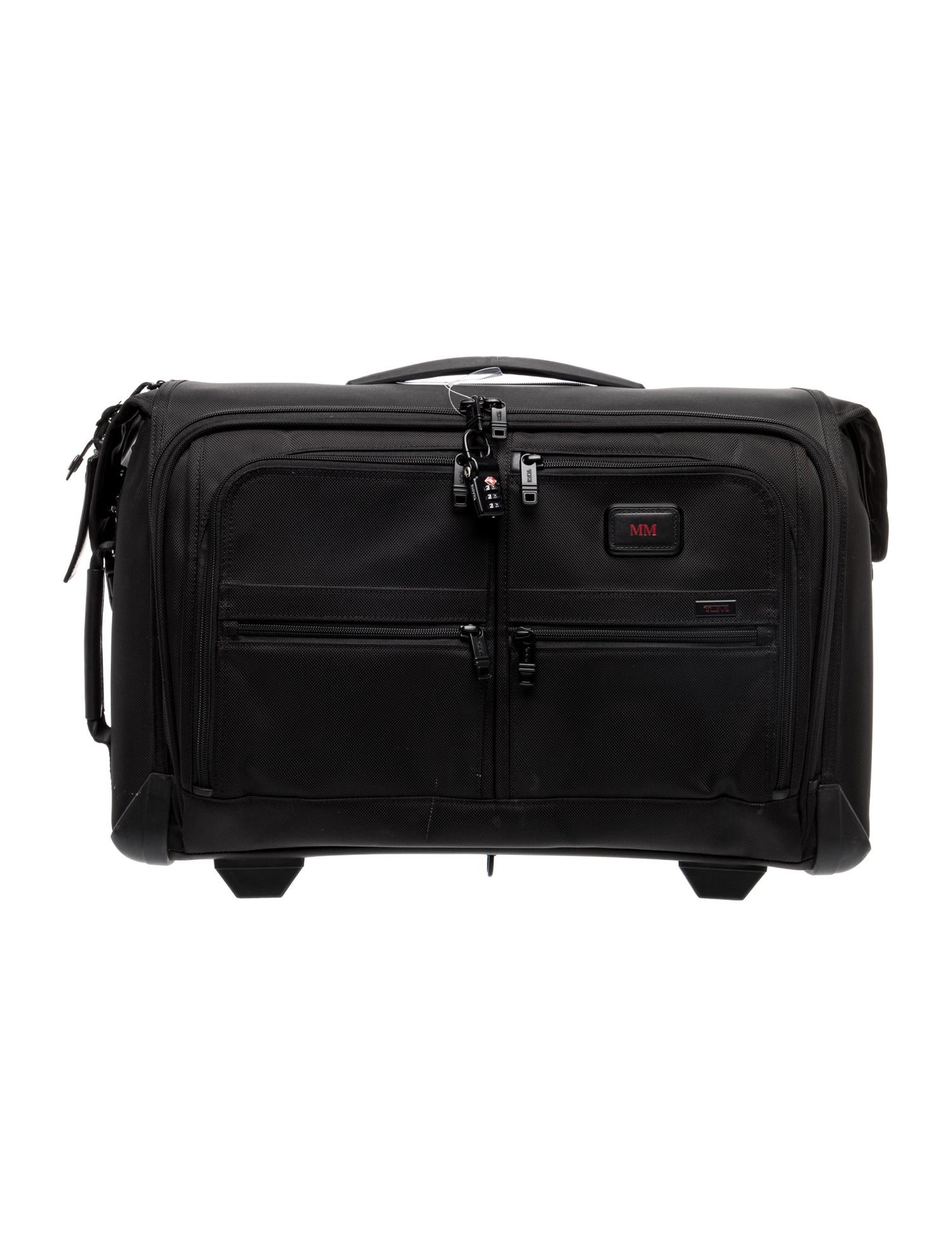 Tumi Mens Black rolling carry on bag