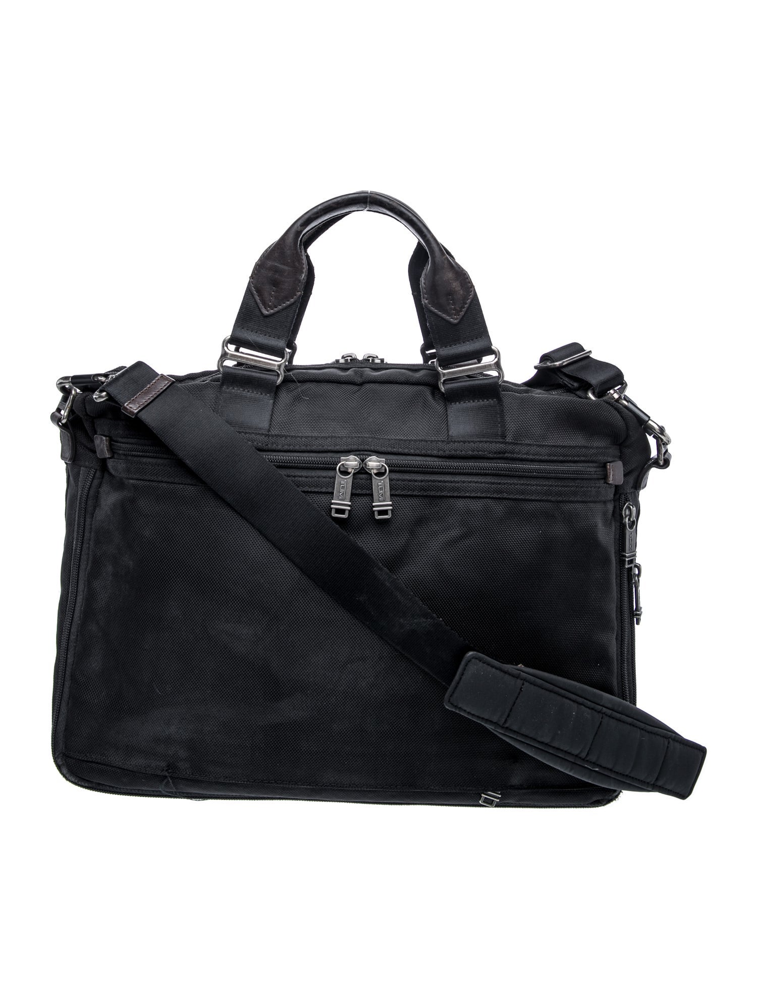Tumi Alpha Bravo Yuma Slim 2Way Laptop Case - Black Laptop Covers