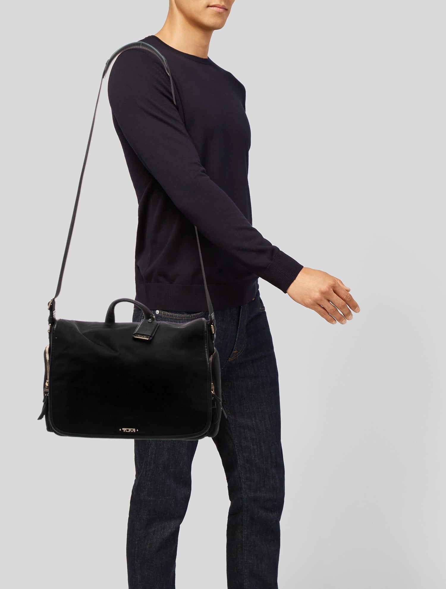 Tumi Nylon Messenger Bag