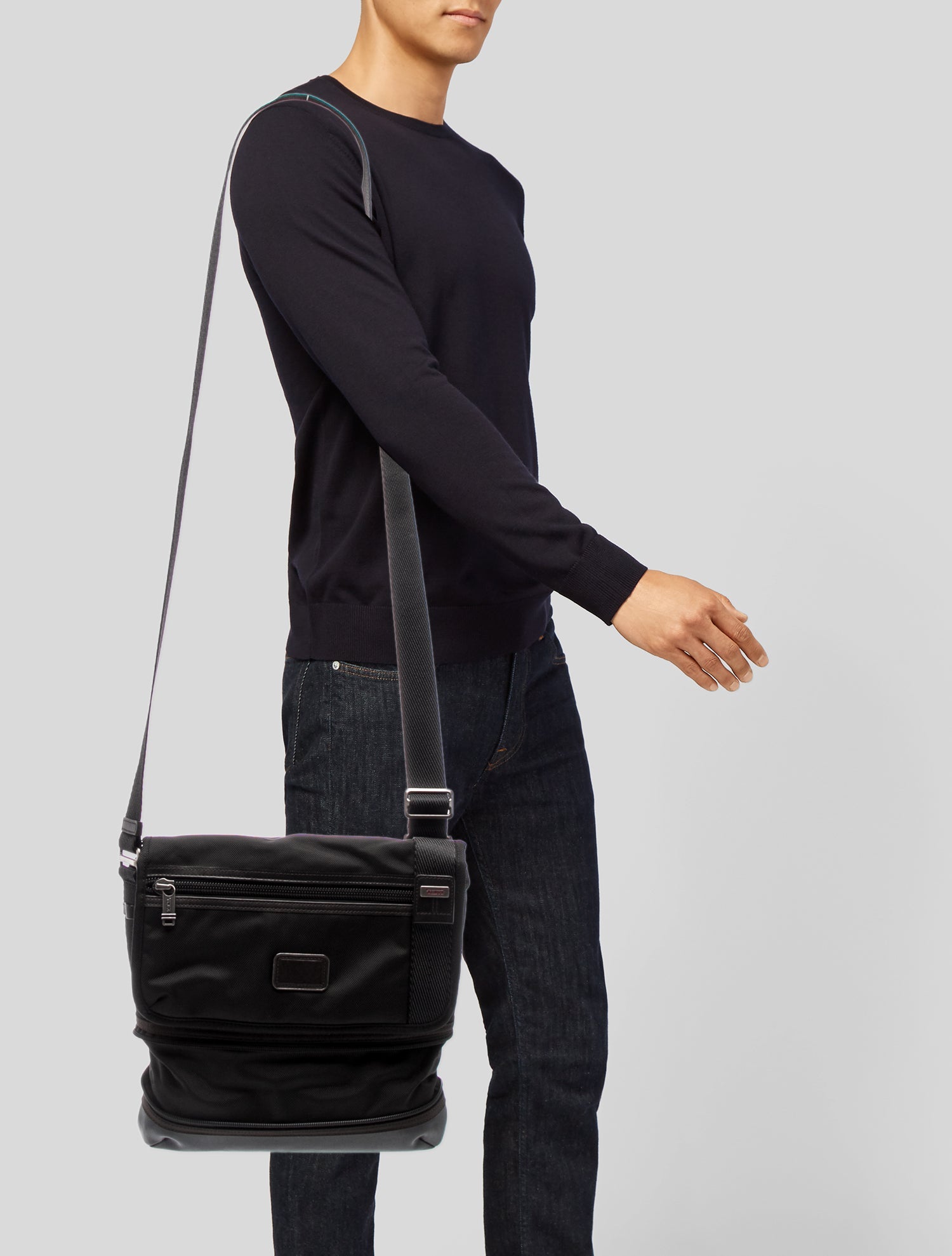 Tumi Nylon Messenger Bag