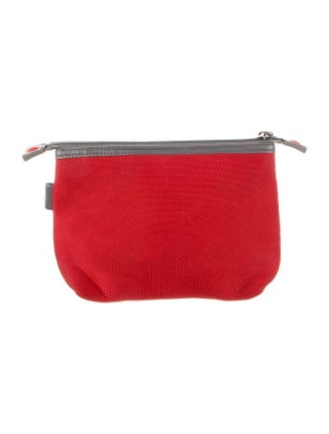 Pre-owned Tumi Cosmetic Bag In Red