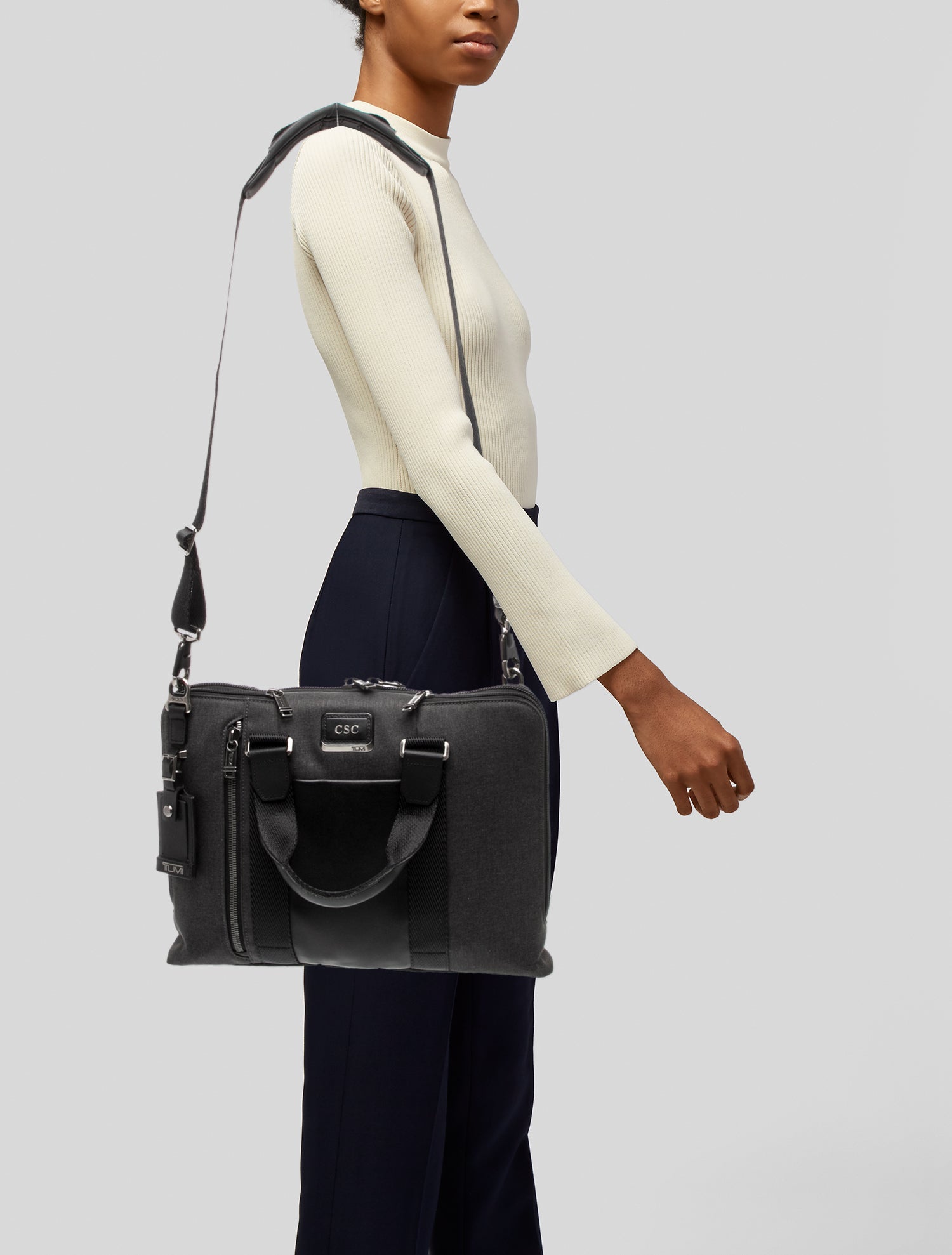 Tumi Canvas Briefcase