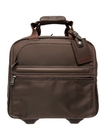 Pre-owned Tumi Nylon Backpack In Brown