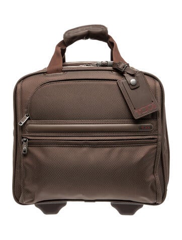 Pre-owned Tumi Nylon Suitcase In Brown