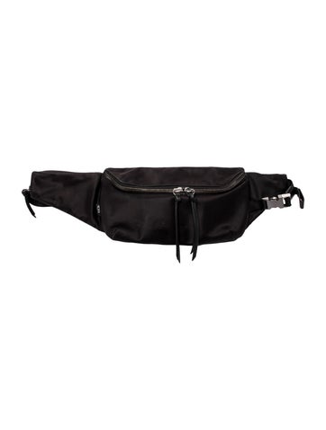 Pre-owned Tumi Nylon Belt Bag In Black