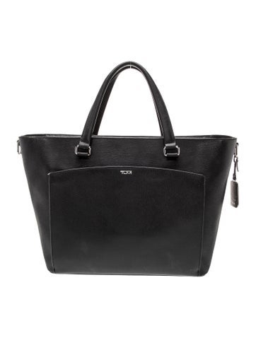 Pre-owned Tumi Leather Tote In Black