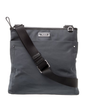 Pre-owned Tumi Nylon Messenger Bag In Gray