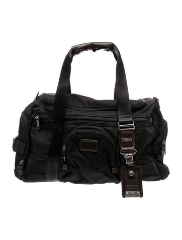 Pre-owned Tumi Nylon Weekender Bag In Black