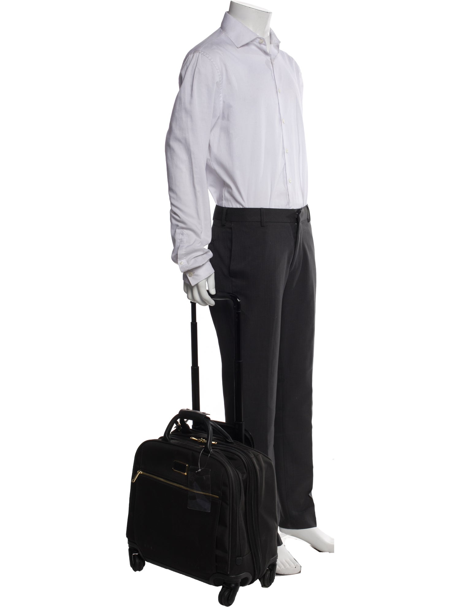 Tumi Men's black carry on