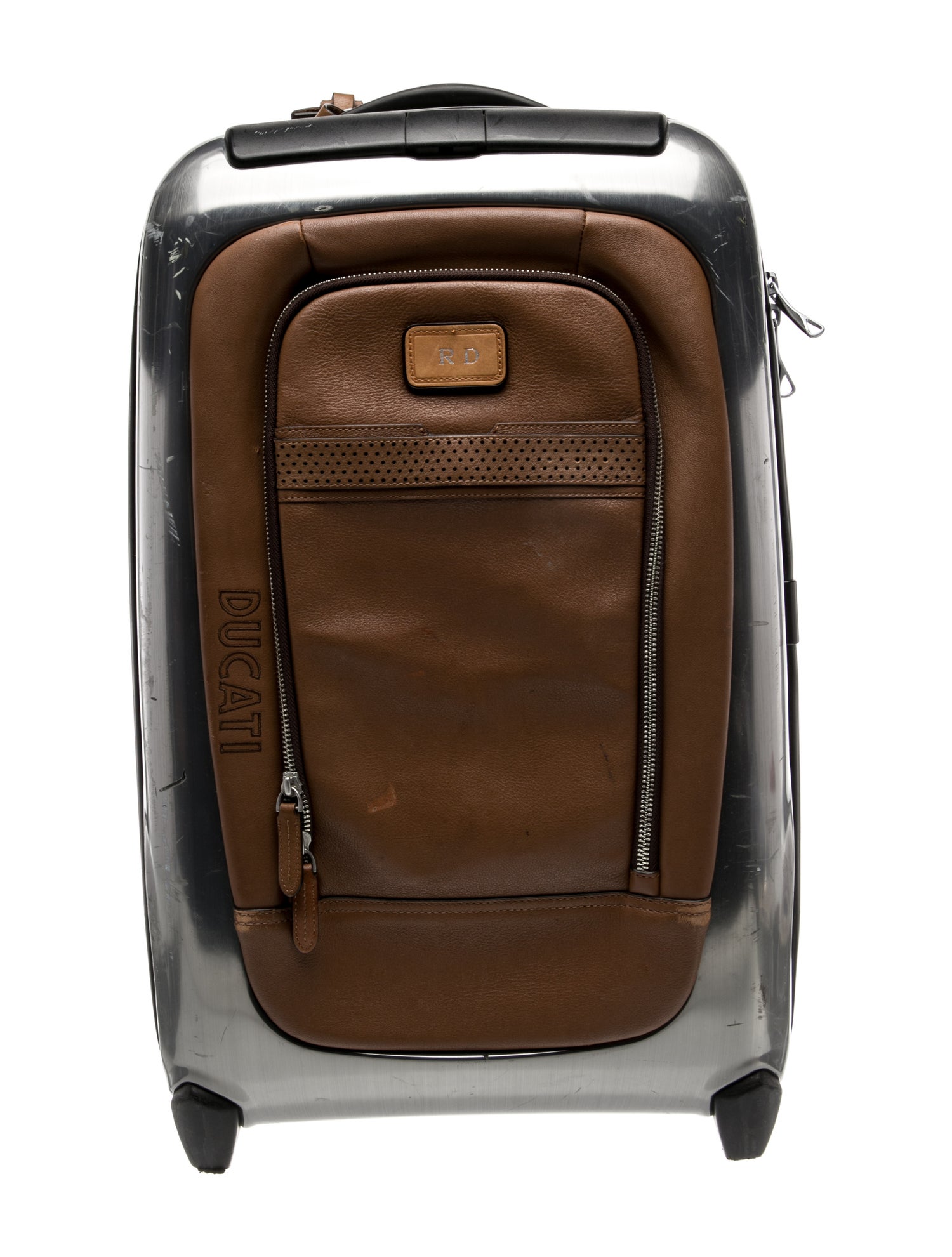 Tumi Sleek Durable Aluminum Carry on Suitcase
