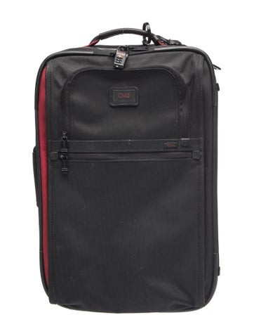 Pre-owned Tumi Softside Carry-on Suitcase In Black