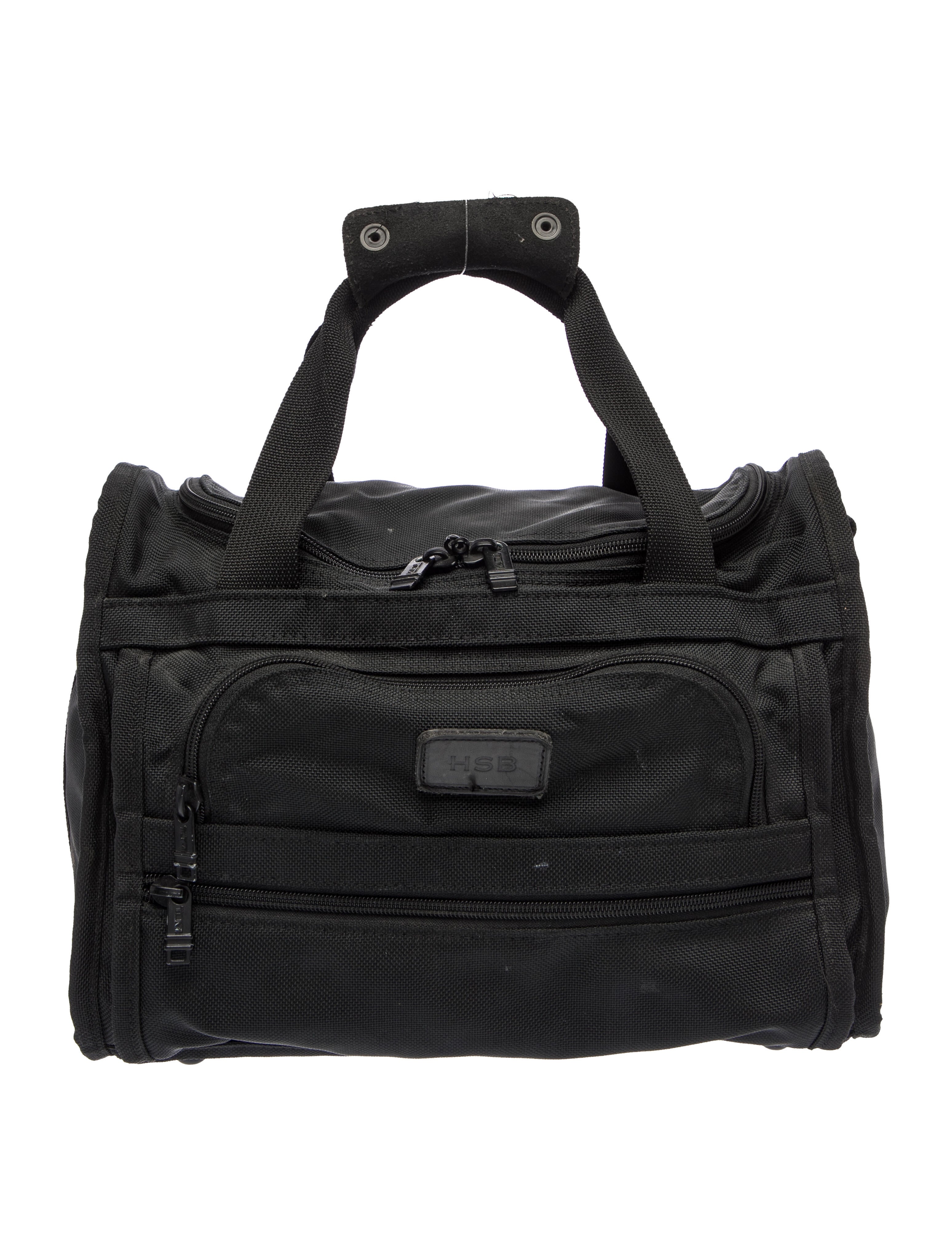Tumi Men's black carry on duffel bag