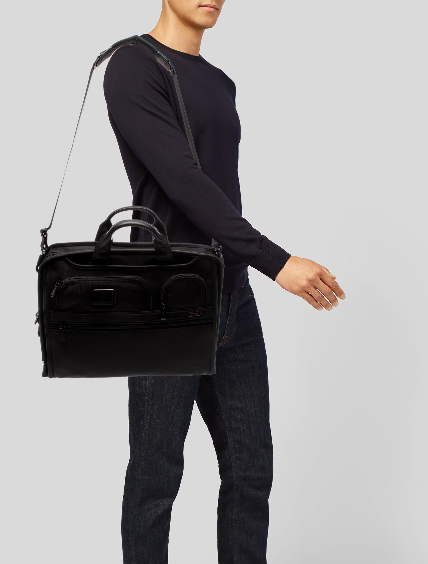 Tumi Canvas Briefcase