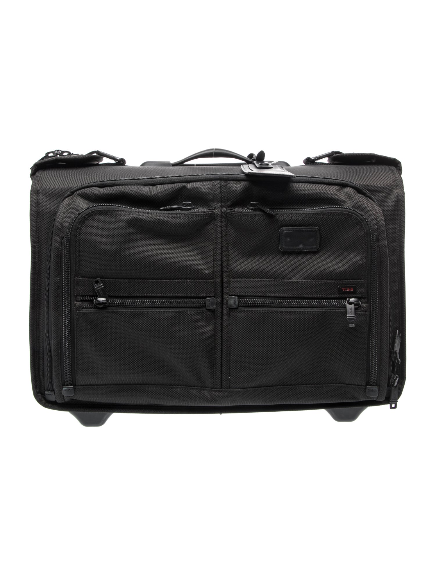 Tumi Men's black rolling suitcase