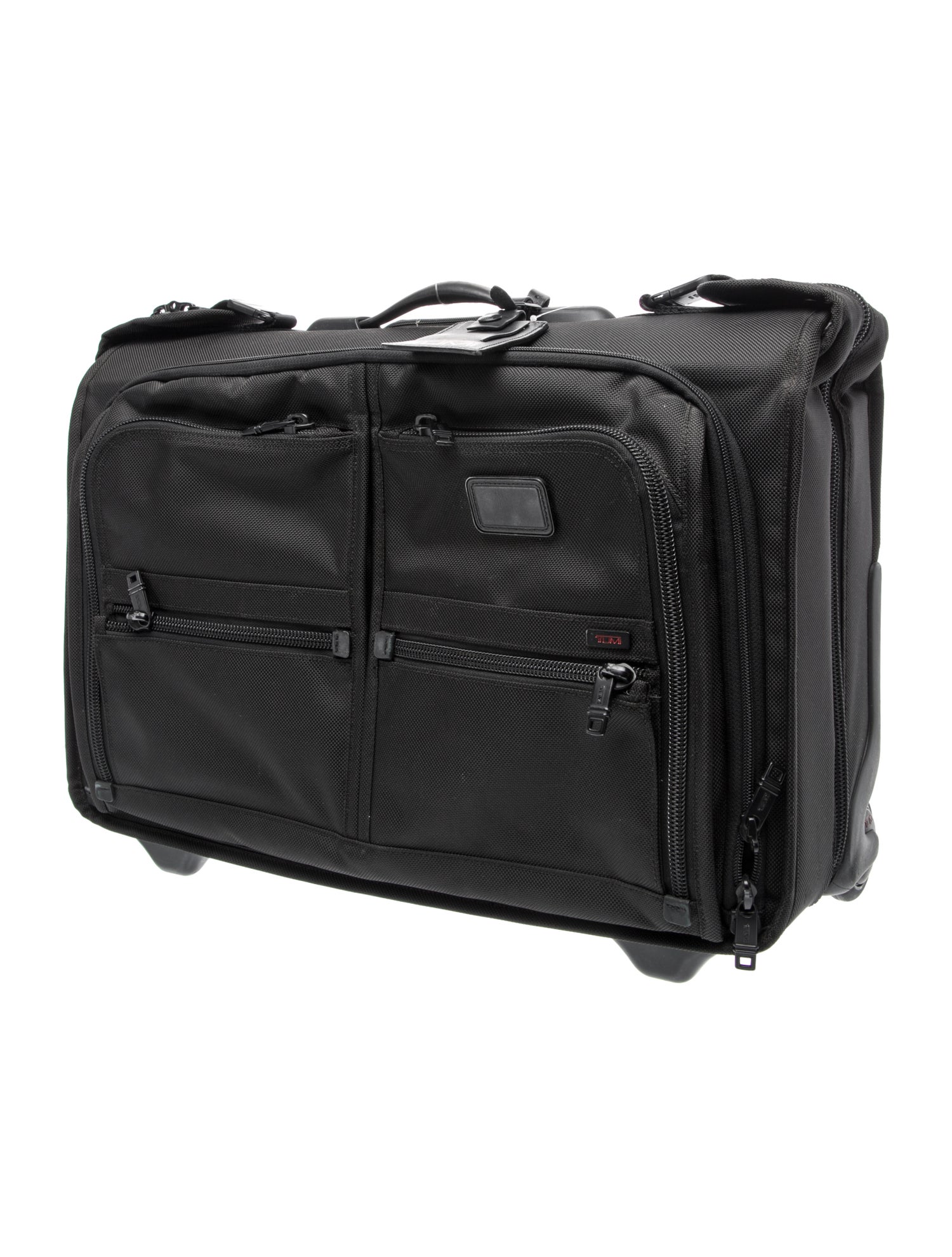Tumi Men's black rolling suitcase