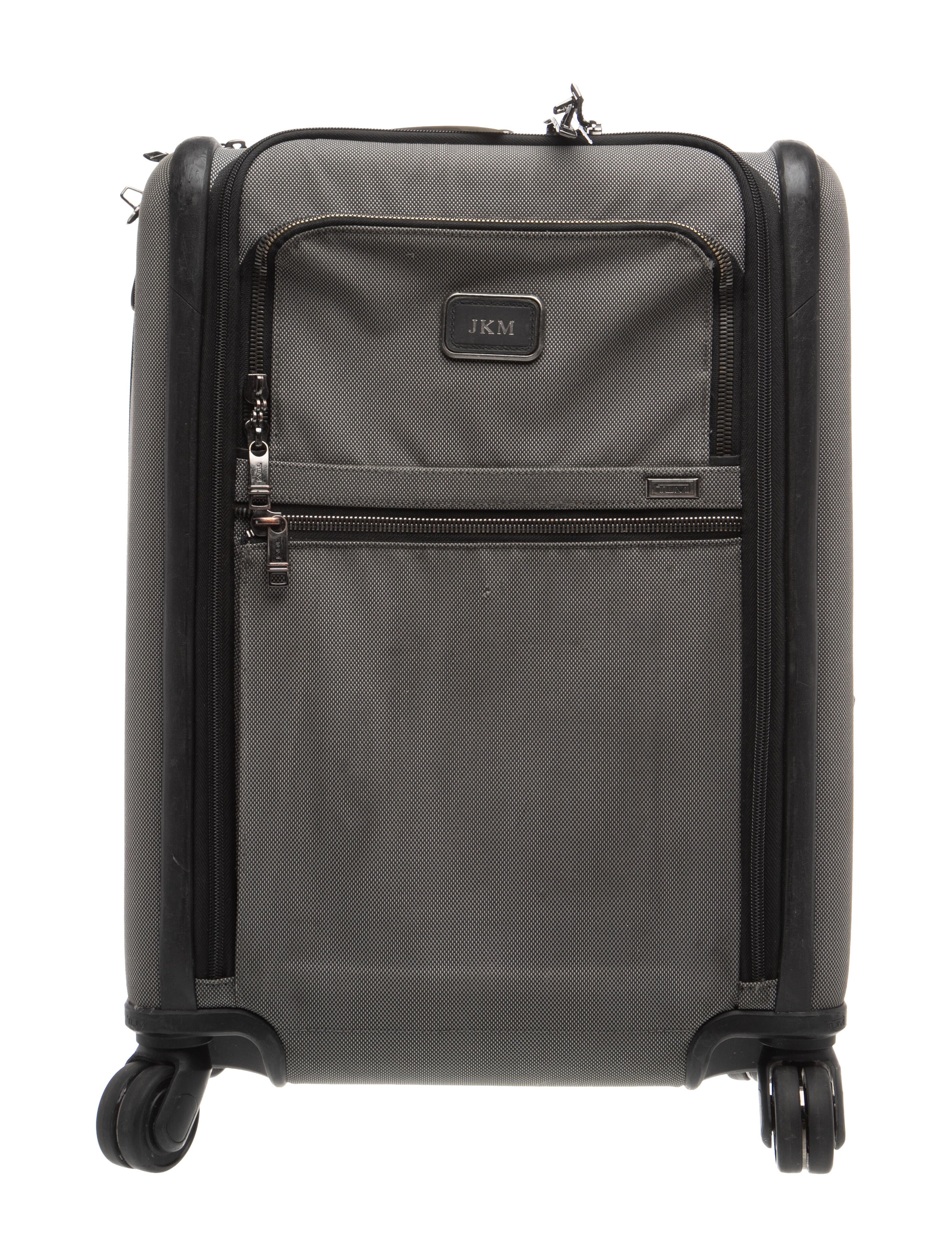 Tumi Alpha X 22.0 International Meteor Grey Dual Access 4 Wheel Carry -On Suitcase