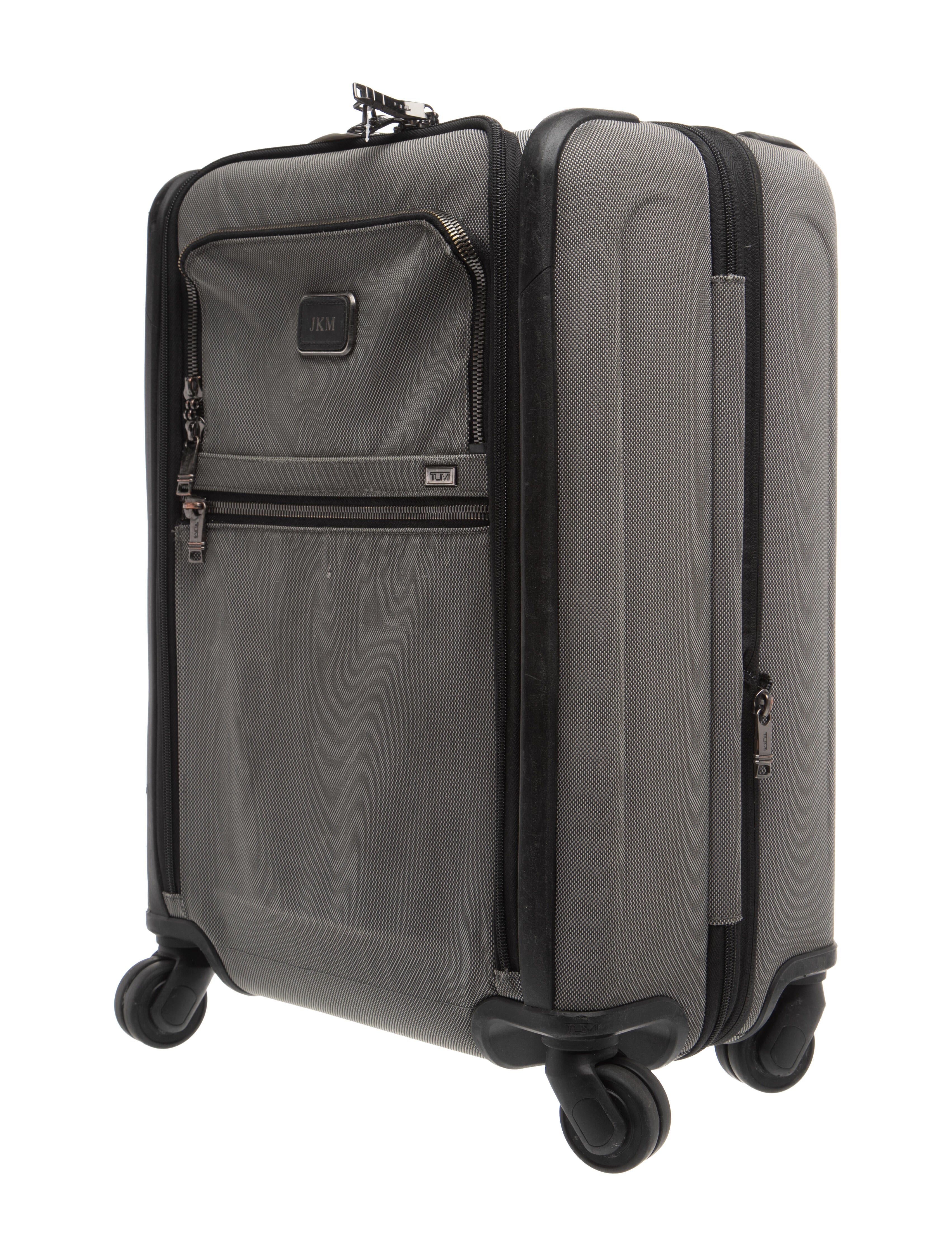 Tumi Alpha X 22.0 International Meteor Grey Dual Access 4 Wheel Carry -On Suitcase