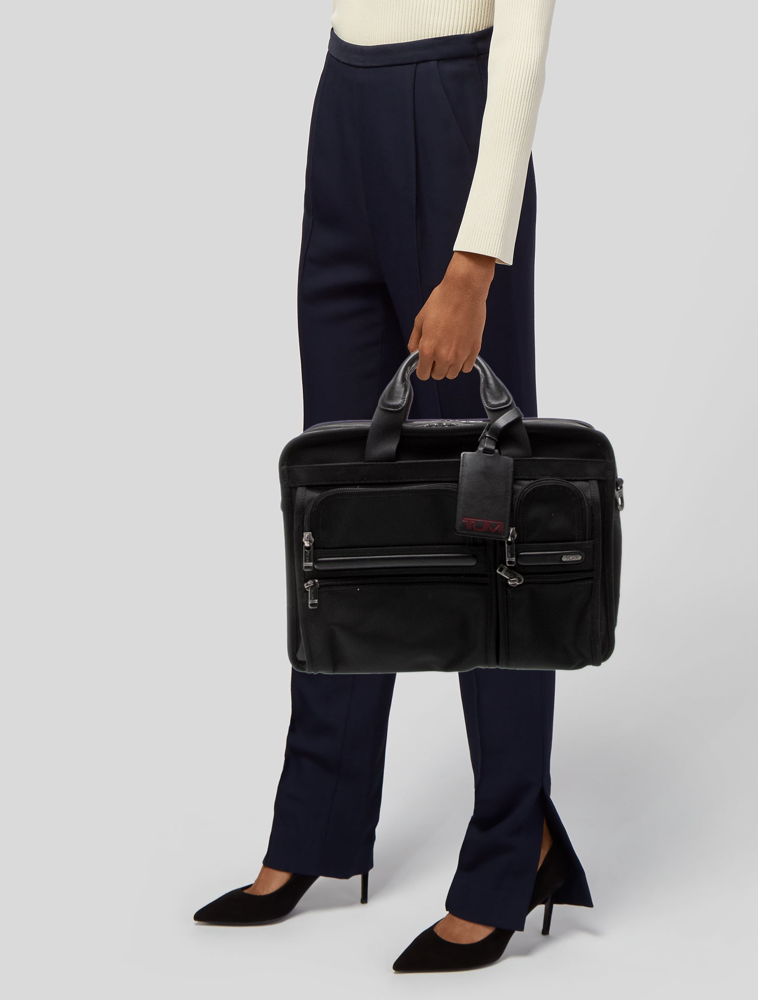 Tumi Canvas Briefcase