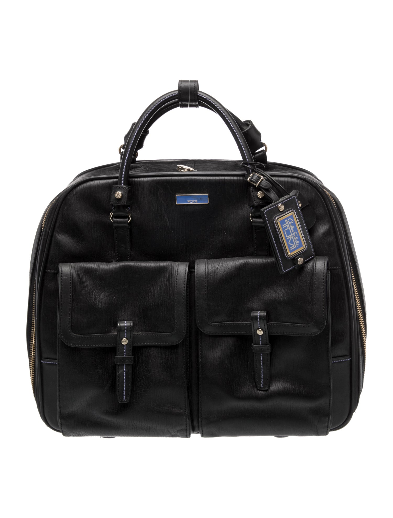 Tumi x Carlos Falchi Leather Carry-On