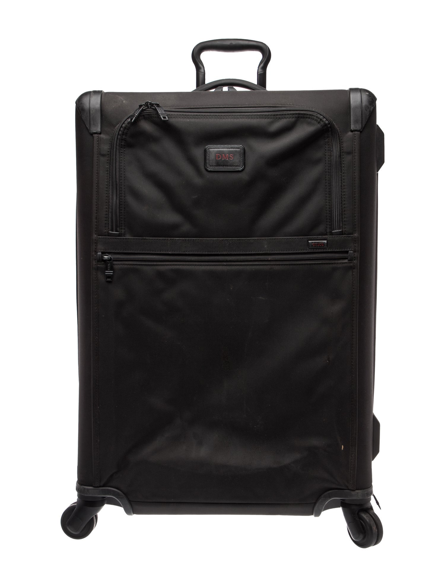 Tumi Alpha 2 Durable Ballistic Black Nylon Check In Suitcase