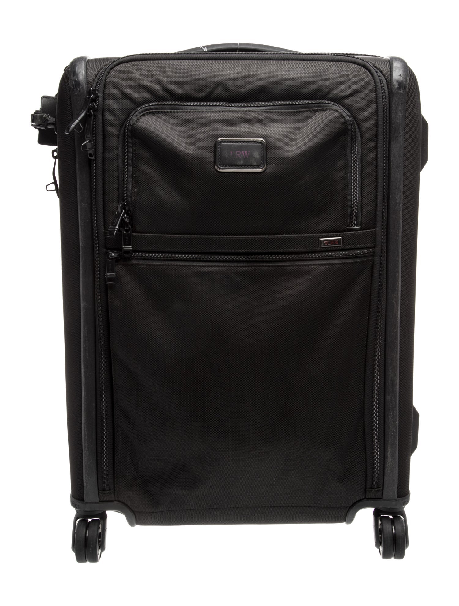 Tumi Alpha 3 International Black Dual Access 4 Wheel Check In Suitcase.