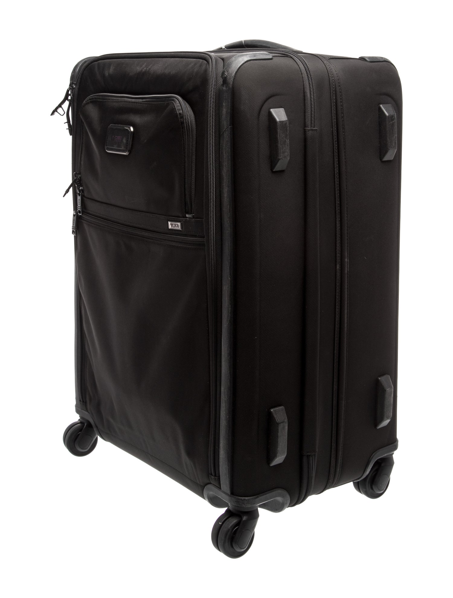 Tumi Alpha 3 International Black Dual Access 4 Wheel Check In Suitcase.
