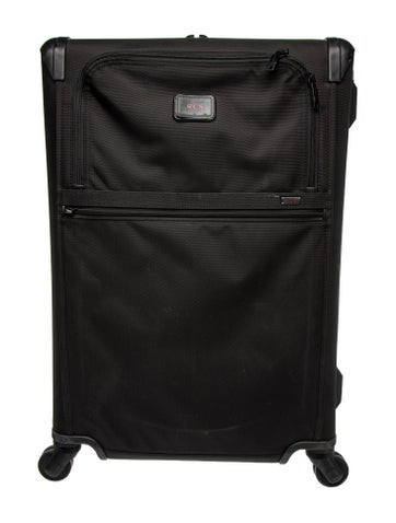 Pre-owned Tumi Alpha Expandable Suitcase In Black