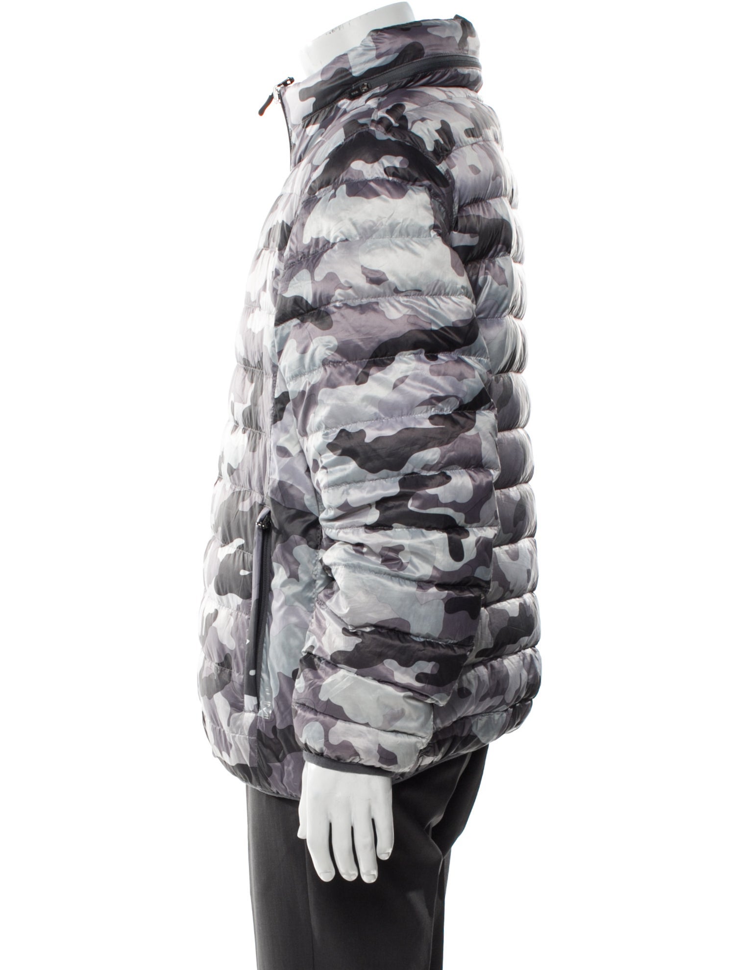 Tumi Camouflage Print Puffer Coat