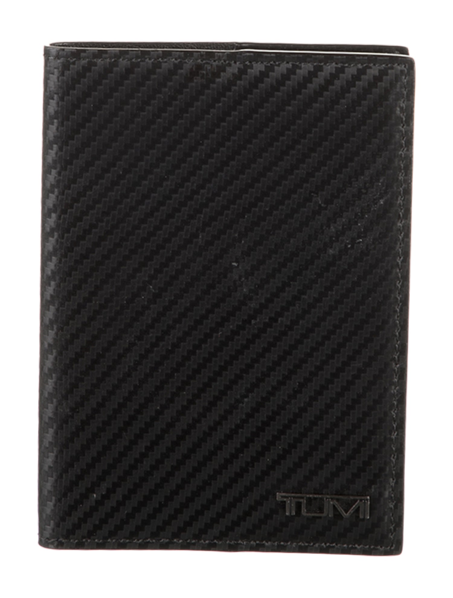 Tumi Black Carbon Fiber Wallet