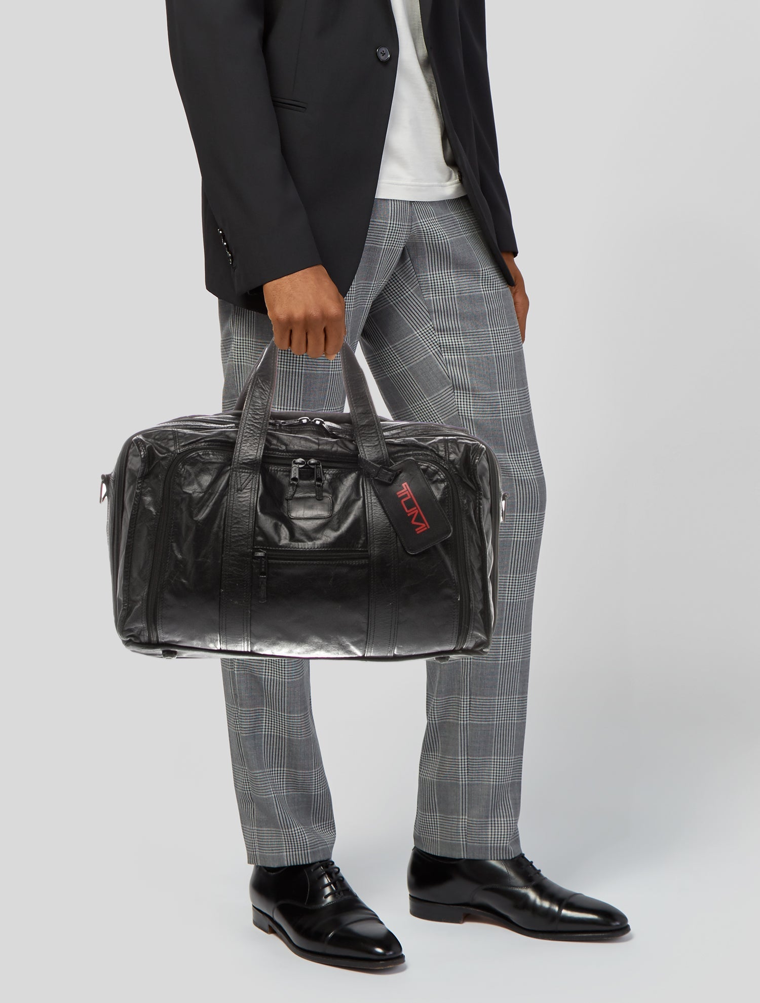 Tumi Leather Carry-On