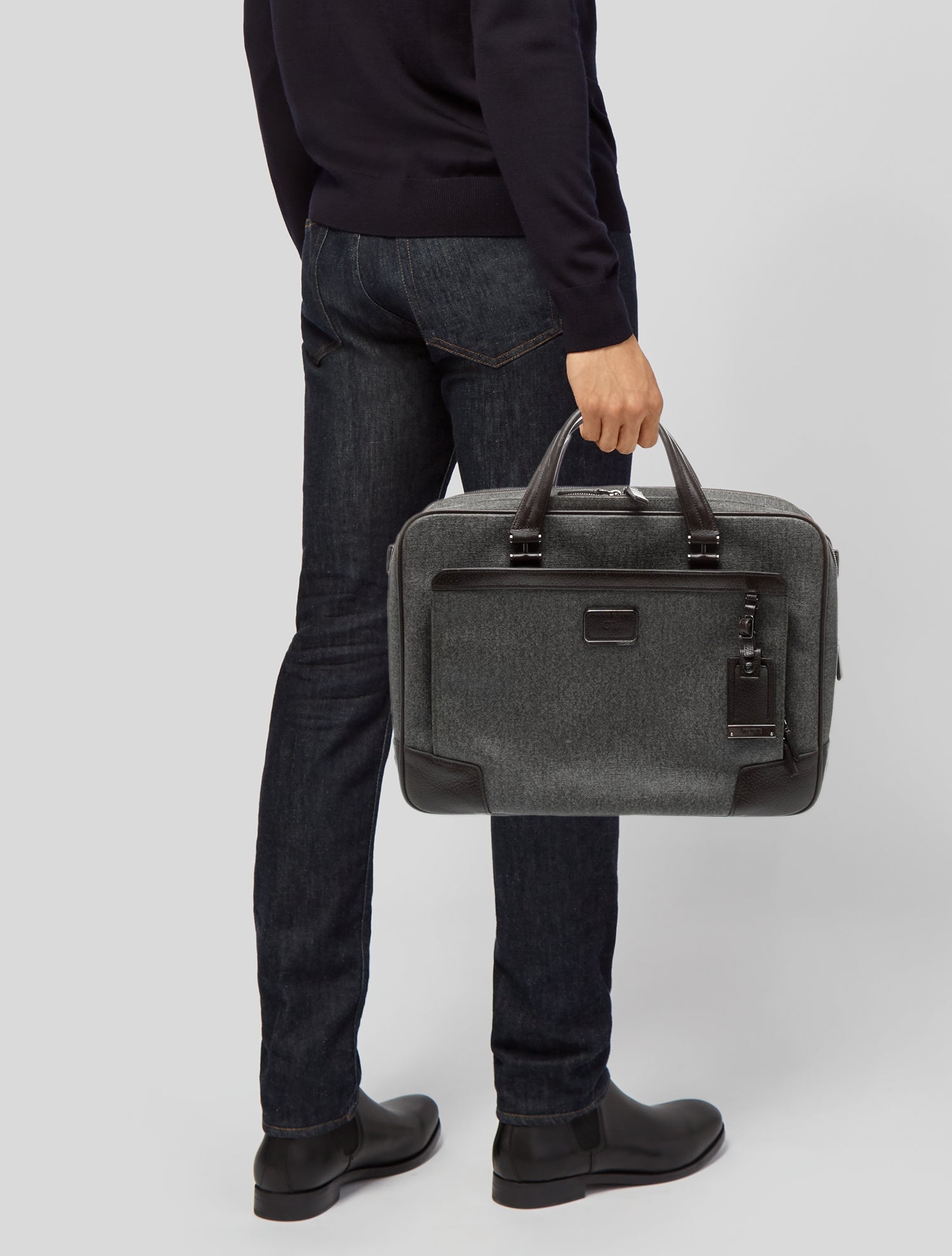 Tumi Coated Canvas Carry On Bag
