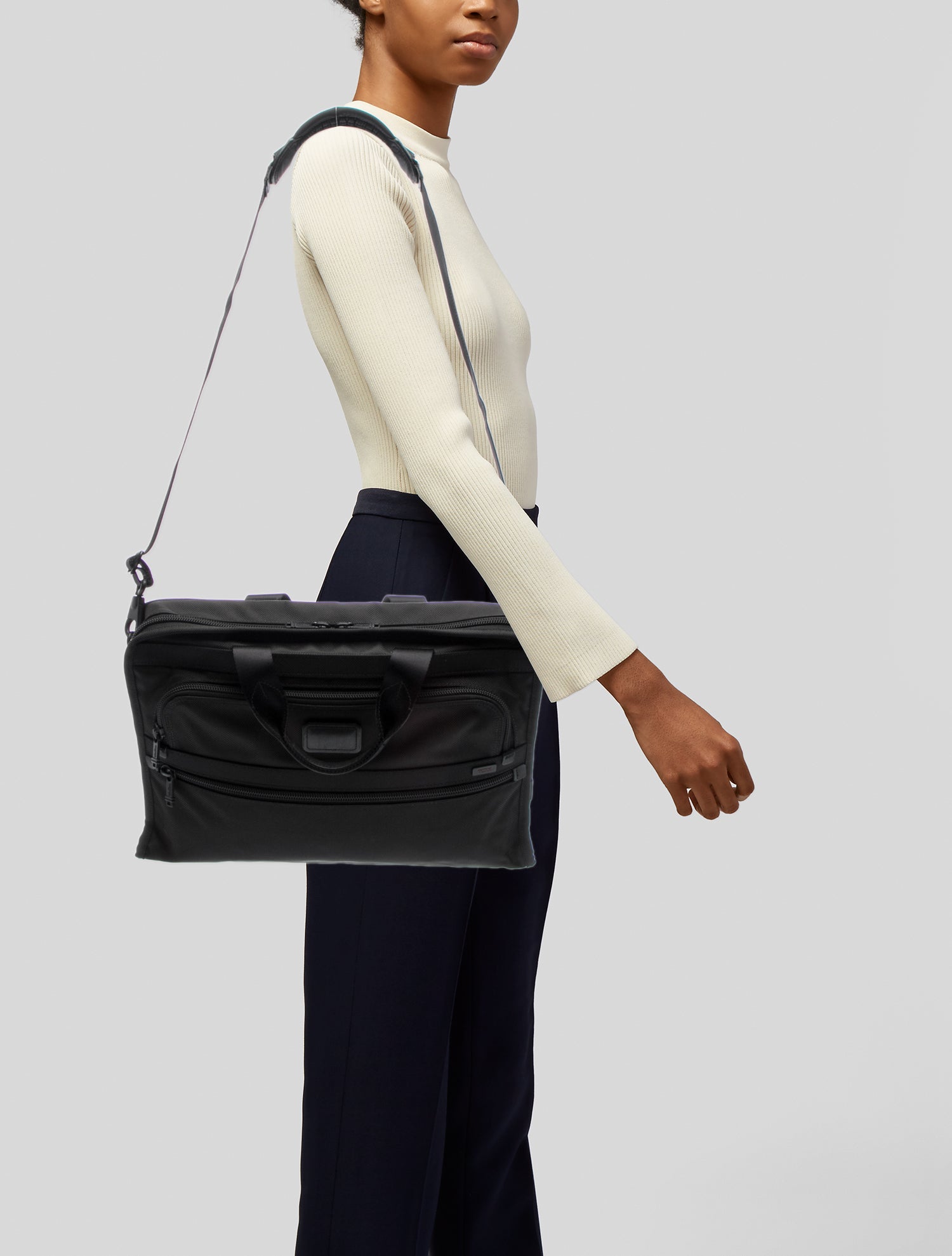 Tumi Canvas Briefcase