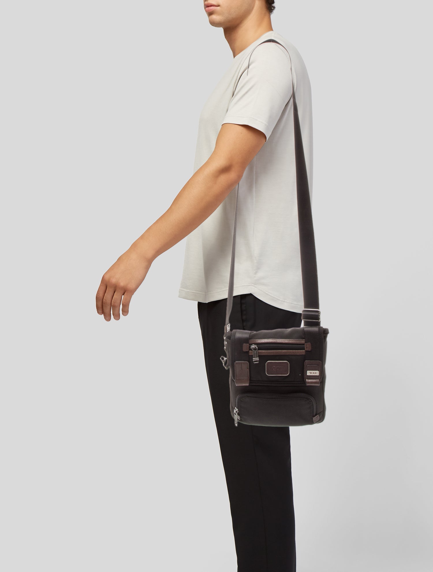 Tumi Canvas Messenger Bag