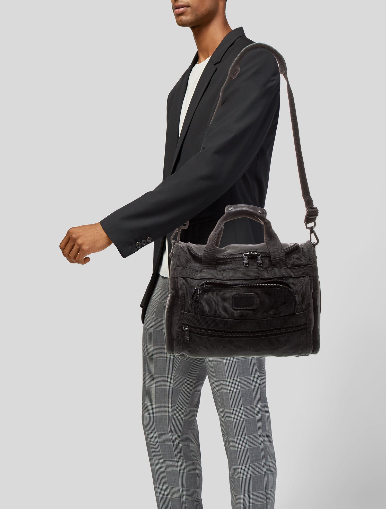Tumi Canvas Messenger Bag