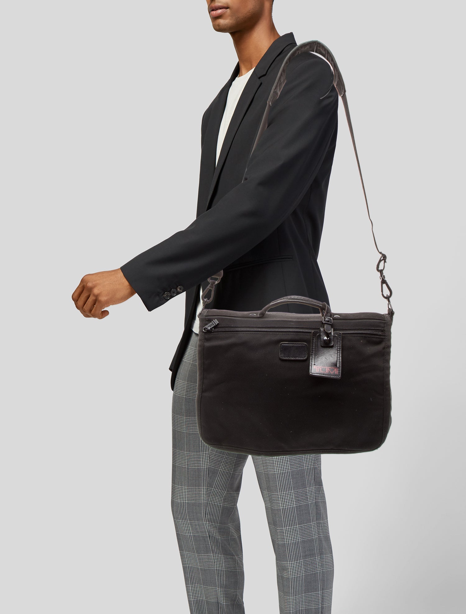 Tumi Canvas Messenger Bag