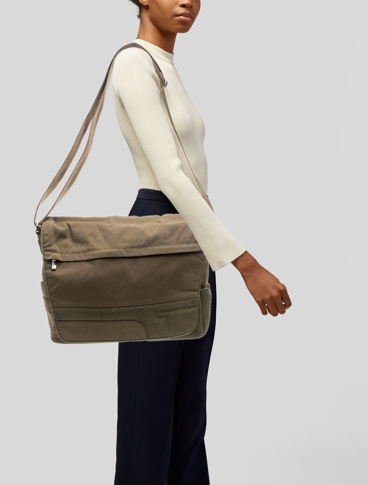 Tumi Canvas Messenger Bag