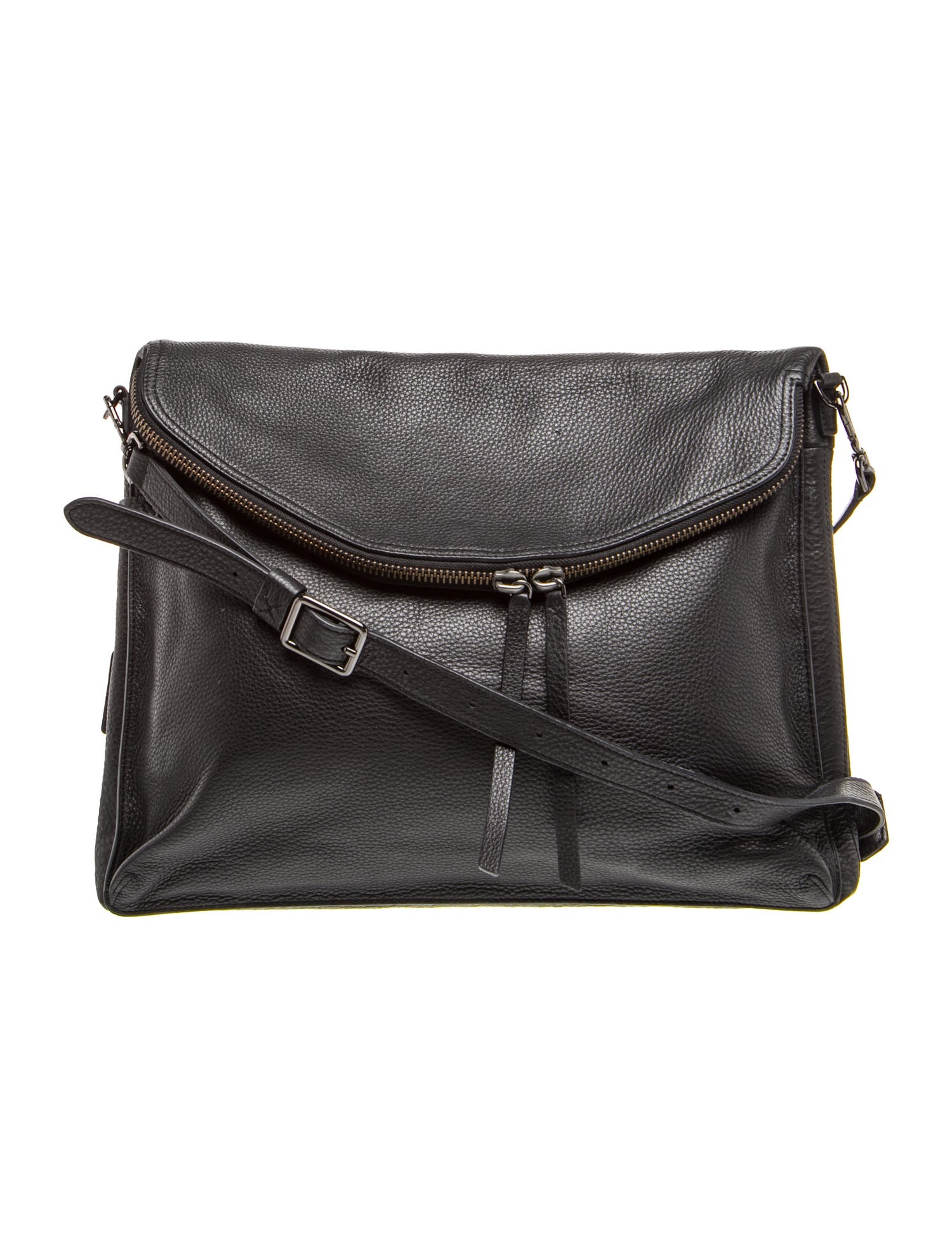 Tumi Leather Messenger Bag