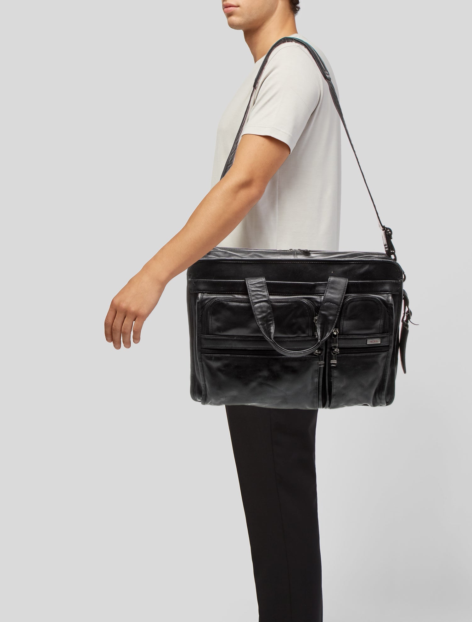 Tumi Leather Briefcase