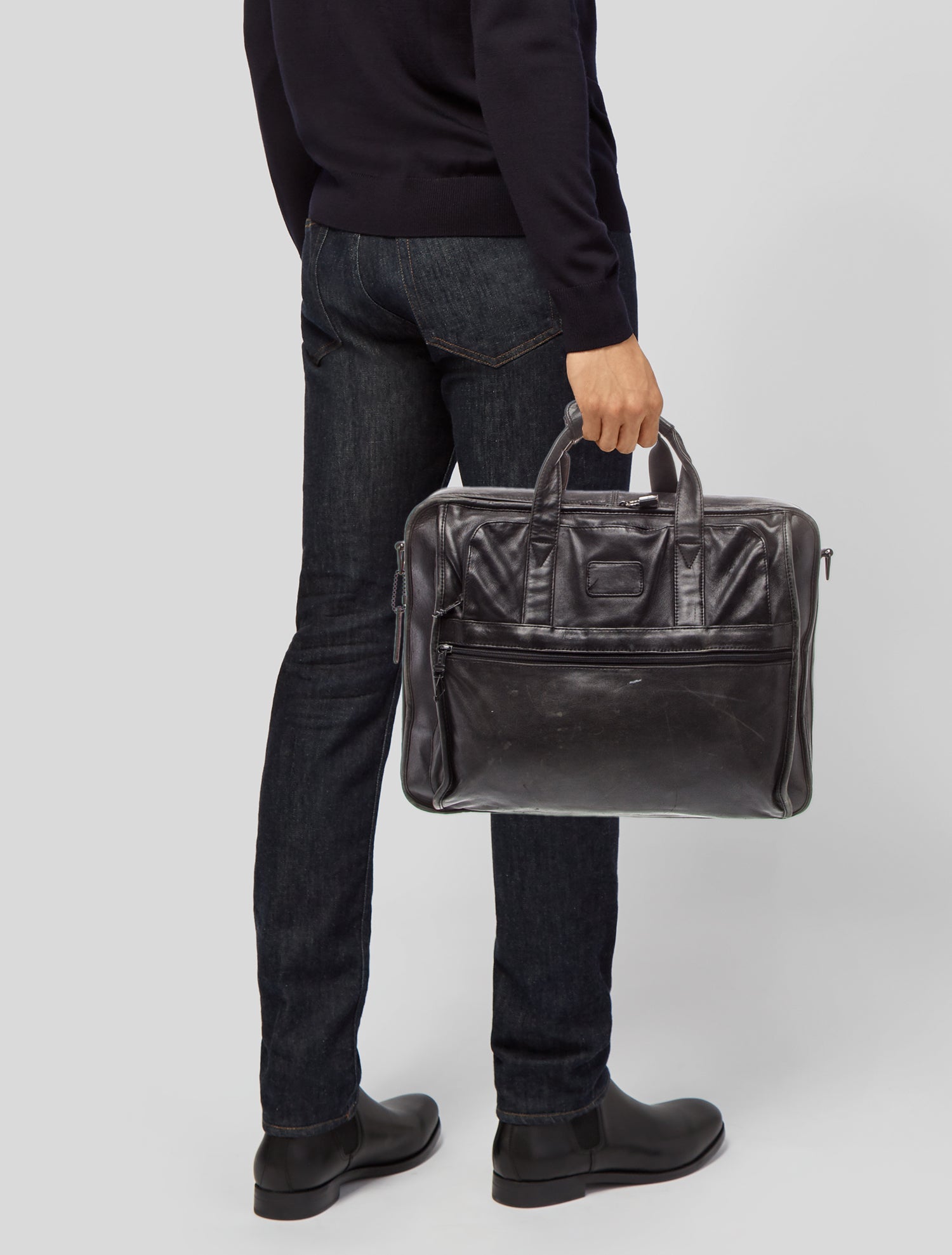 Tumi Leather Briefcase