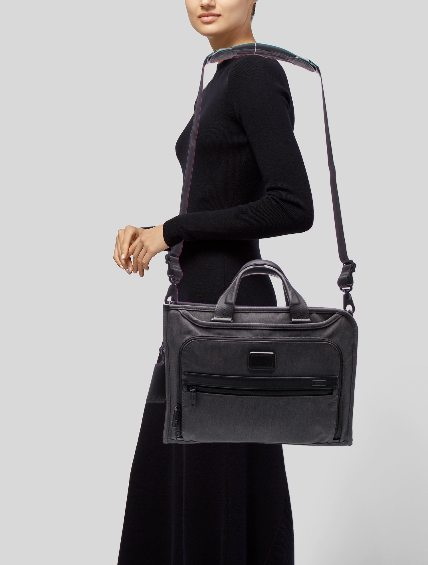 Tumi Canvas Briefcase