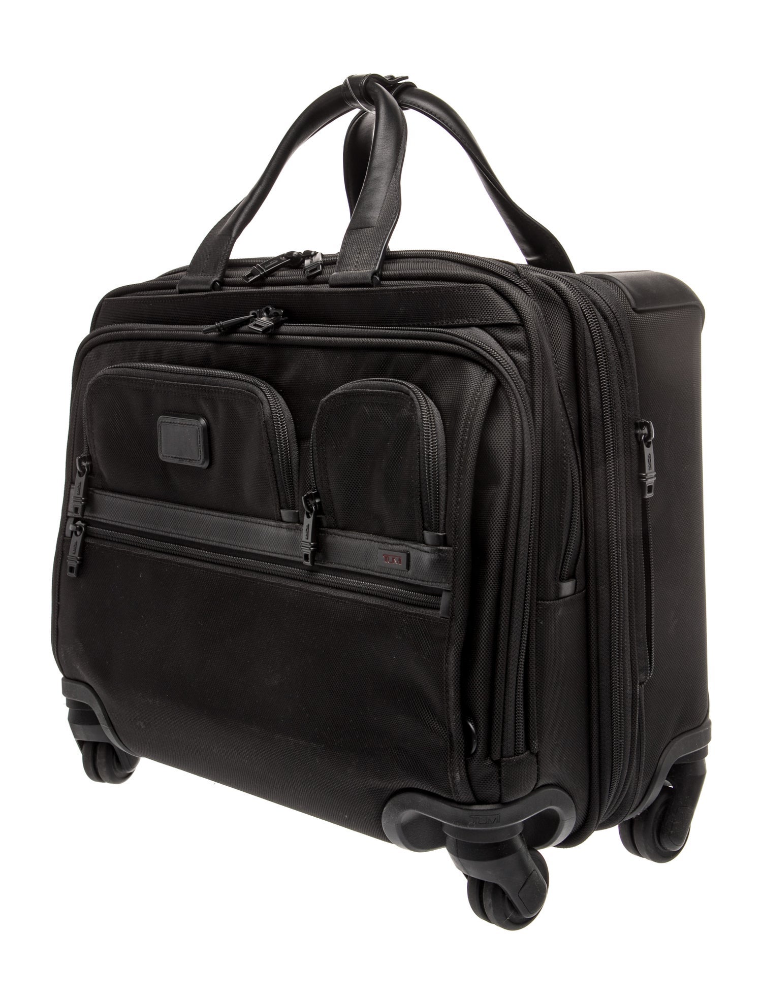 Tumi Alpha 4-Wheeled Deluxe Briefcase Carry-On
