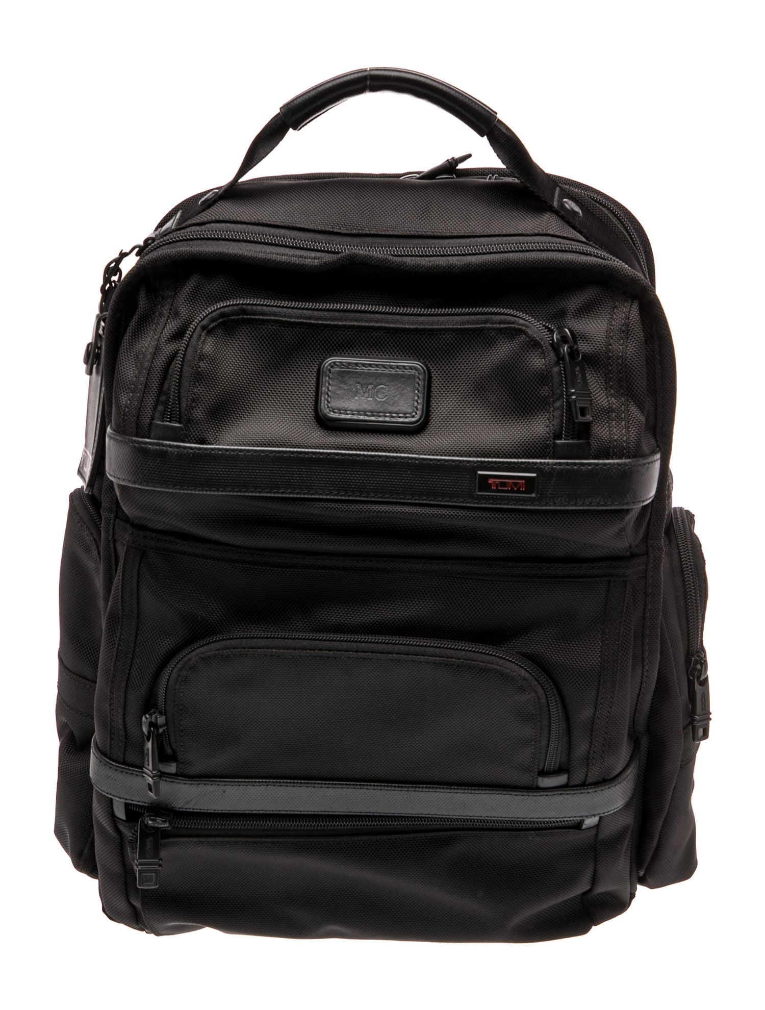 Tumi Saffiano Leather Backpack - Black Backpacks, Bags - TMI52173