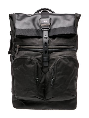 Pre-owned Tumi Nylon Backpack In Black
